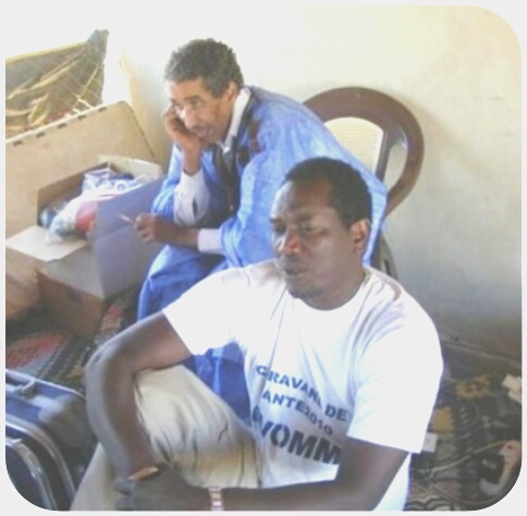 Mohamed Dogui et Ousmane Sarr, lors de la Caravane de santé 2010 Mohamed Dogui et Ousmane Sarr, lors de la Caravane de santé 2010