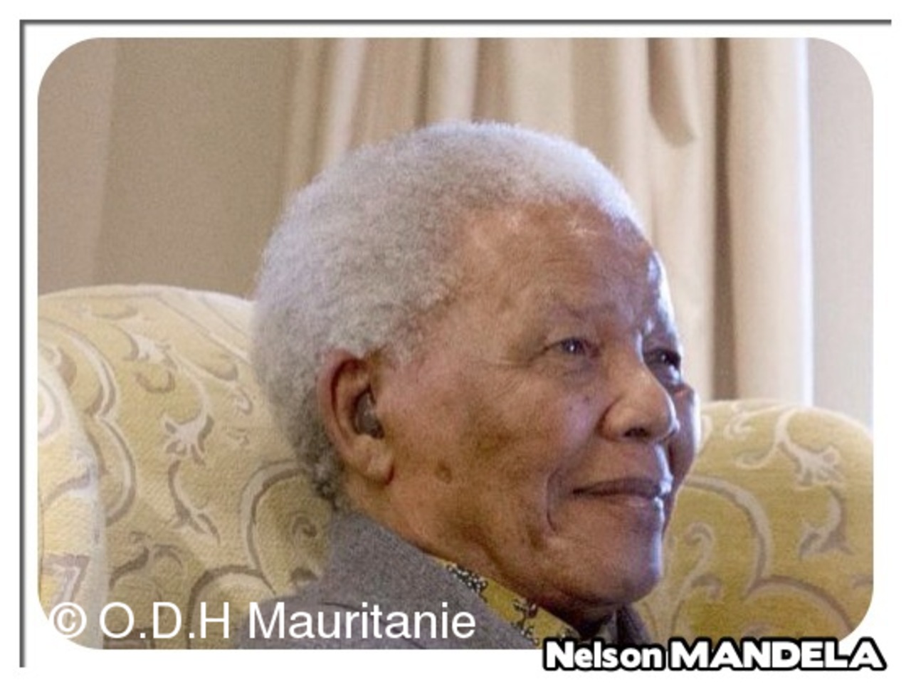 voir le zoom : Nelson Mandela à Sandton, le 17 juin 2010